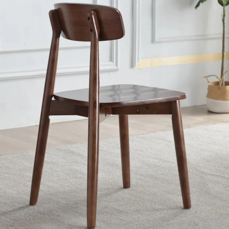 

Modern Dining Chair Fabric Upholstered with Walnut Frame Mint Color Side Seating for Kitchen or Living Room