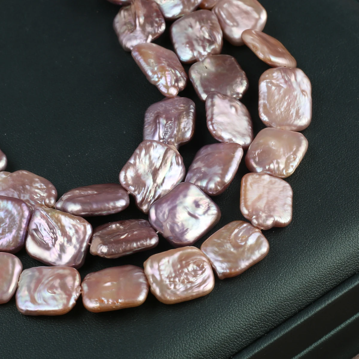 Natural Pearl Purple Rectangle Baroque Exquisite Shape Elegant Appearance for DIY Jewelry Making Handmade Bracelet Necklace