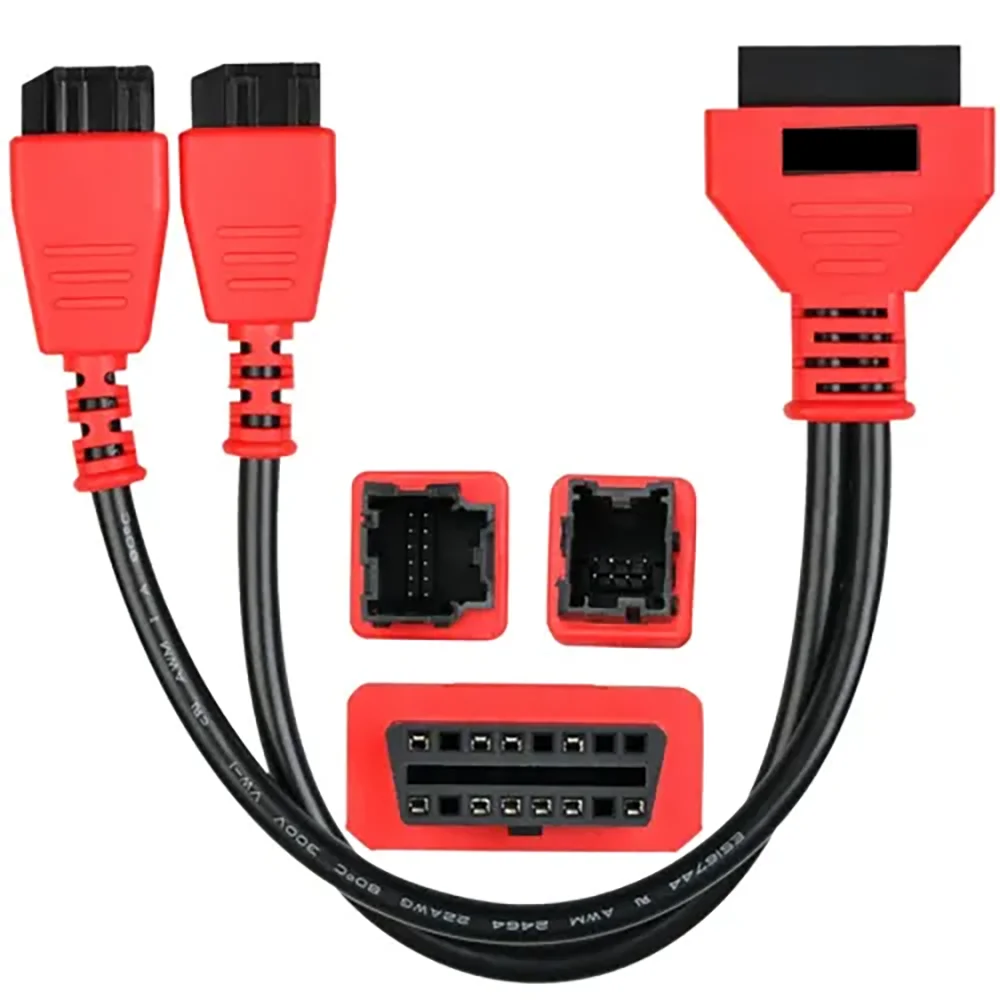 Compatível com FIAT ALFA ROMEO OBD 12 + 8 SGW Bypass Cabo Adaptador para Chrysler FCA Ferramentas de Diagnóstico Funciona para LANÇA X431