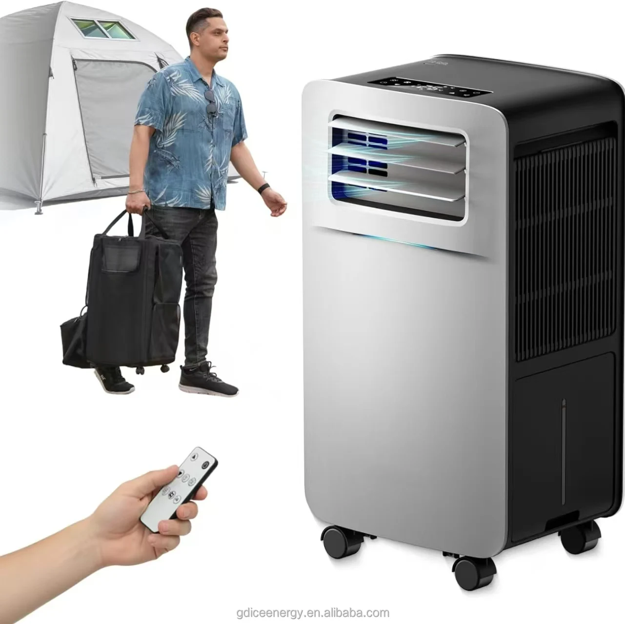Ice Trip POG1 Hot air Heatless Spot Air Conditioner Water Heat Exchange air Conditioner for Room