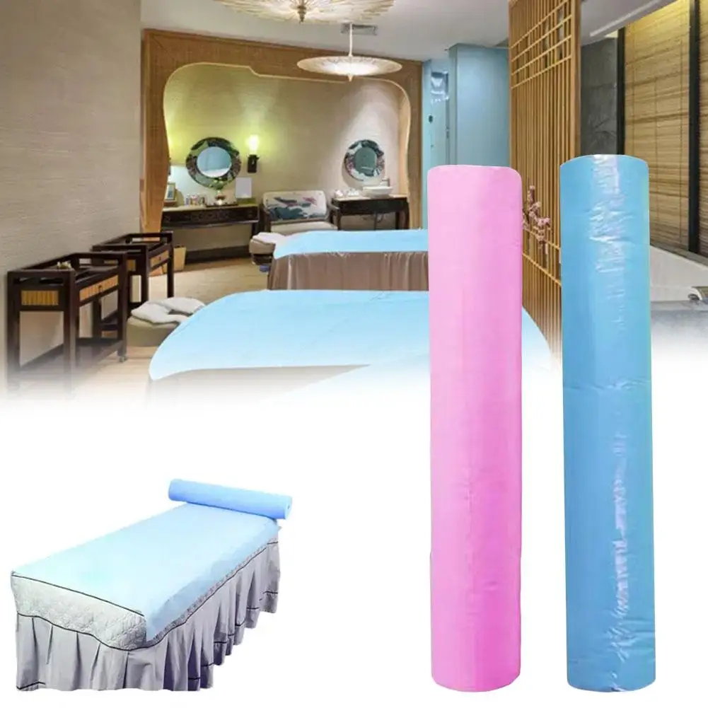 50pcs/roll Massage Table Sheets Sets Disposable Spa Towel Woven Sheets Bed Bath Supply Non Tattoo Lash Pillow Bed Cover G2s1