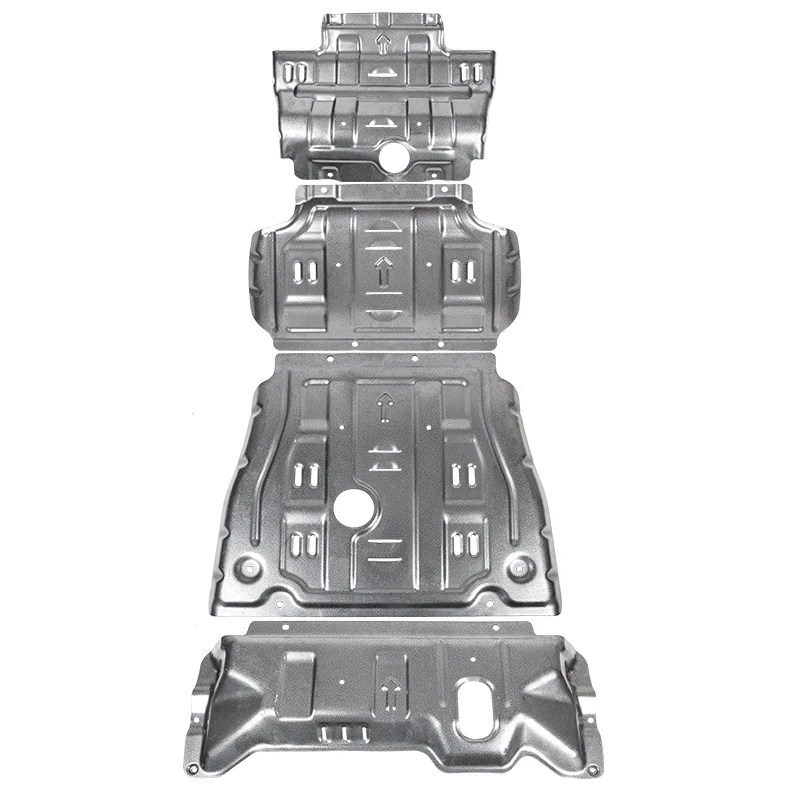 Pelindung Bawah Mobil Off-Road Great Wall Power Cannon/Wingle 5/6/7 Tahun 2021, Pelindung Bawah Mesin/Tangki/Radiator Baja, Pelat Pelindung Aluminium 3D