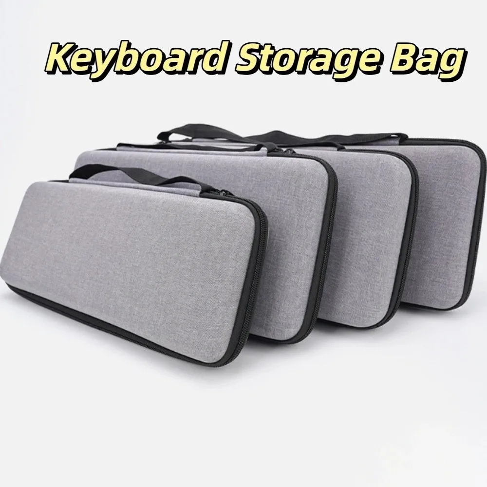 EVA Keyboard Storage Bag Thickened Waterproof Keyboard Protective Bag Large Capacity Anti Drop Keyboard Storage Case