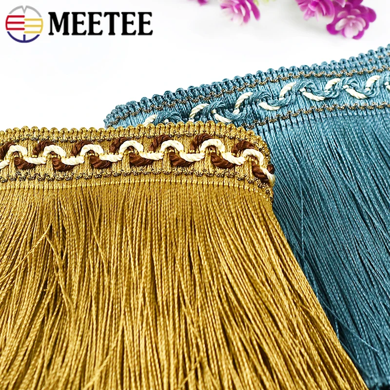 1/2M Tassel Fringe for Curtain Garment Lace Trims Band Bag Clothing Tassels Trimming Decoration Ribbon DIY Sewing Accessories