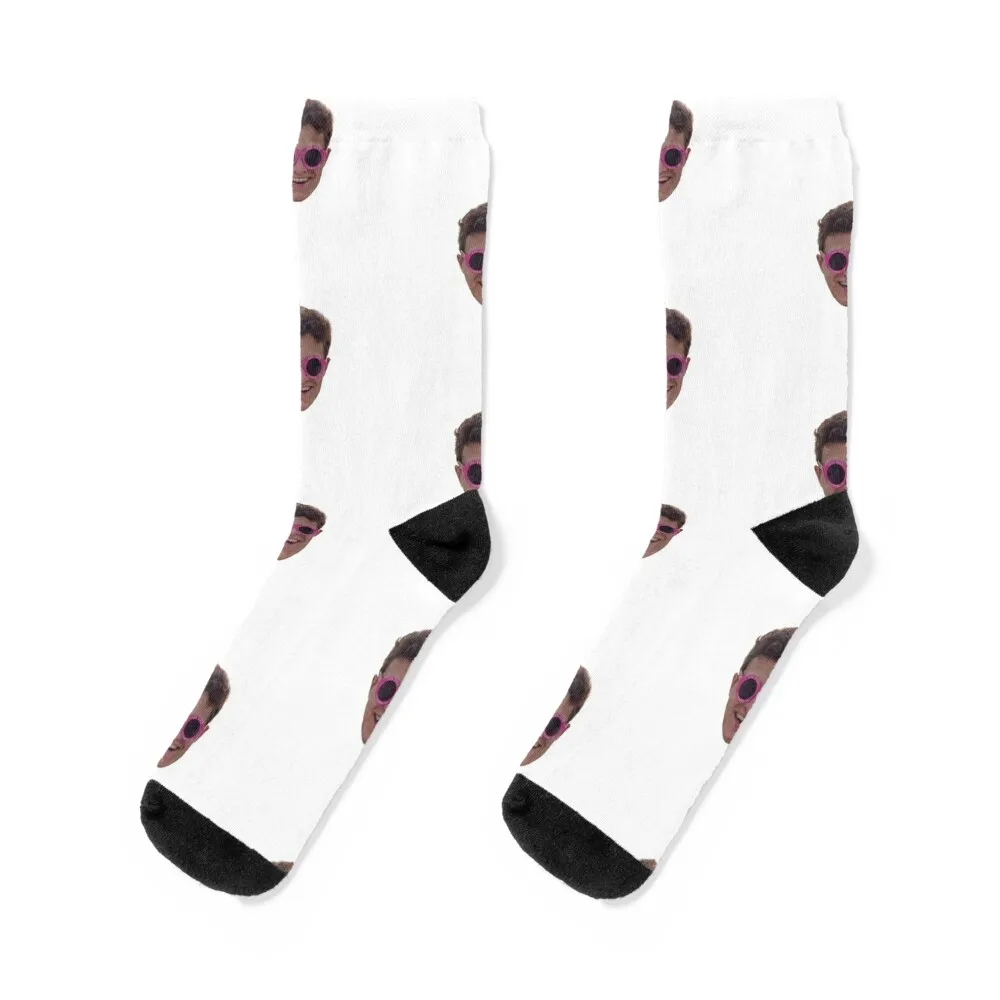 

F1 Lando Norris face Socks cartoon FASHION heated Socks Girl Men's