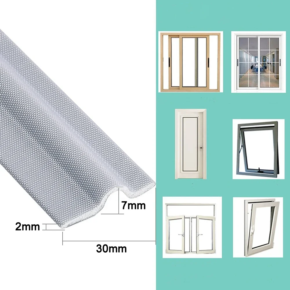 40 متر نافذة شريط عازل الطقس تجريد رغوة صوتية لانزلاق نافذة ختم الشريط مقاوم للماء الباب الفجوة حشو مشروع سدادة