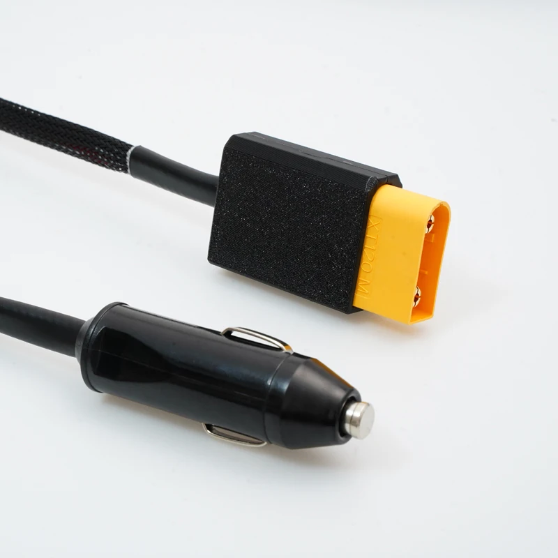 1PCS SDC to Cigarette Lighter Charging Cable for DJI Power 1000 Mini 2Meters Wire Low Voltage Drop 12V 24V Vehicle Adapter Cord