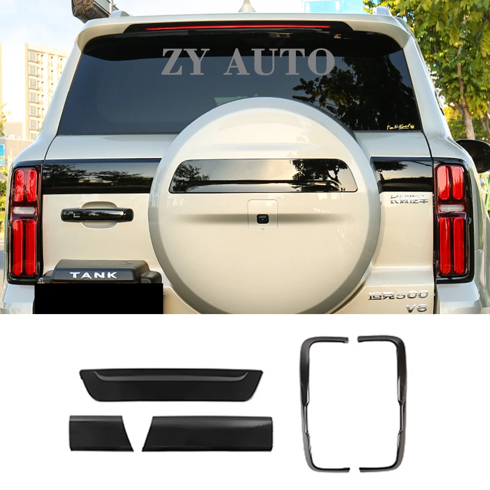 

Applicable tank 500 special black warrior kit decorative parts in the mesh logo trim blackened front face modification accessory