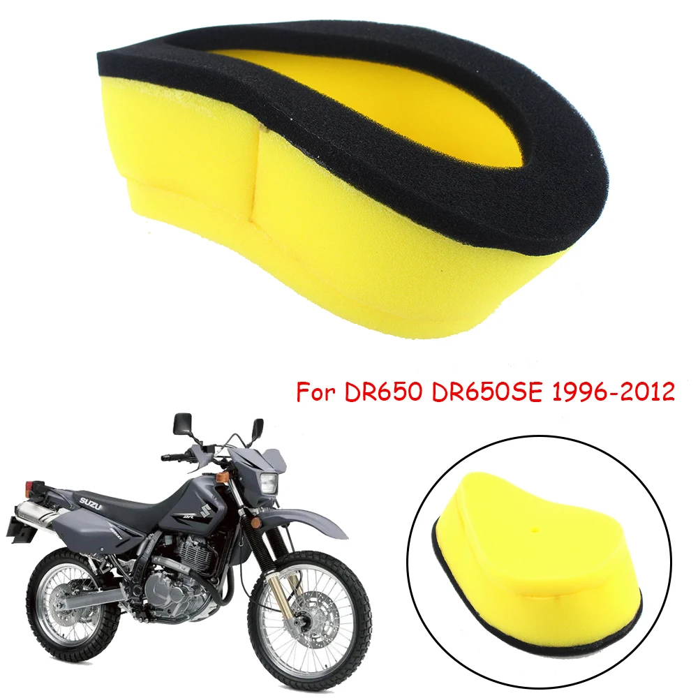 

Motorcycle Replacement High Flow Air Intake Filter Sponge Air Filter Foam Cleaner For Suzuki DR650 DR 650 DR650SE 1996-2012