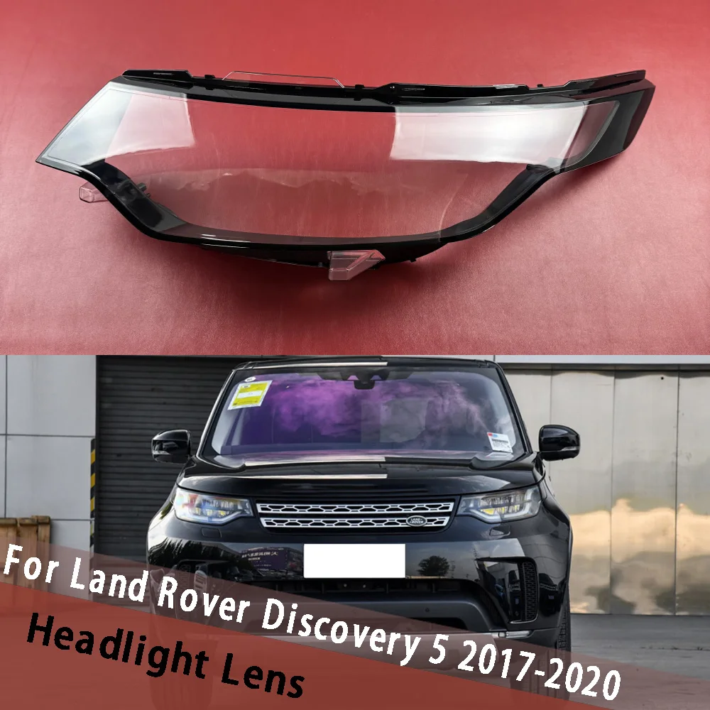 

Для Land Rover Discovery 5 2017 ~ 2020 корпус фары абажур прозрачная крышка крышка фары стеклянная крышка объектива фары