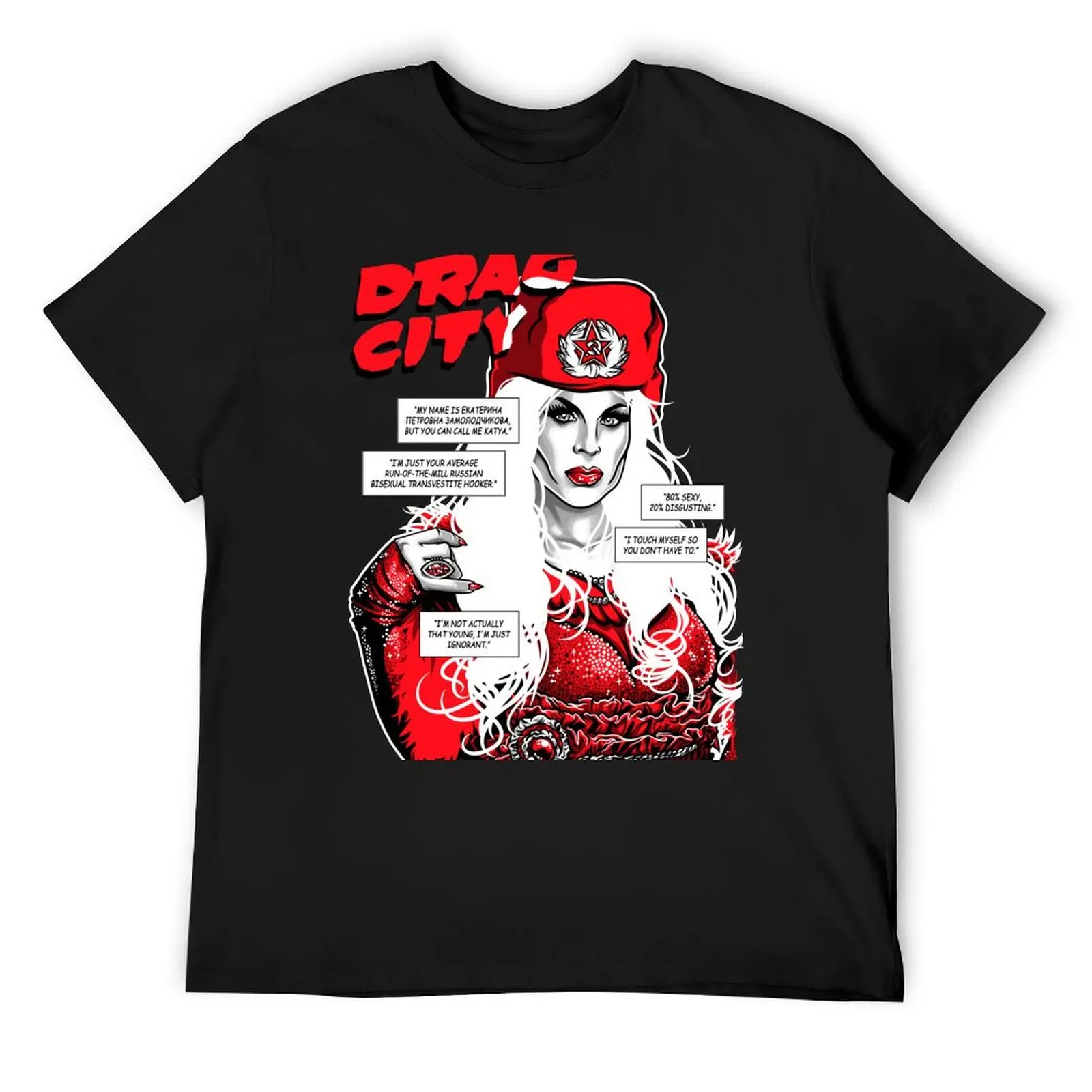 

Drag City - Katya T-Shirt cheap stuff Blouse basketball graphic tees plus sizes funny t shirts men