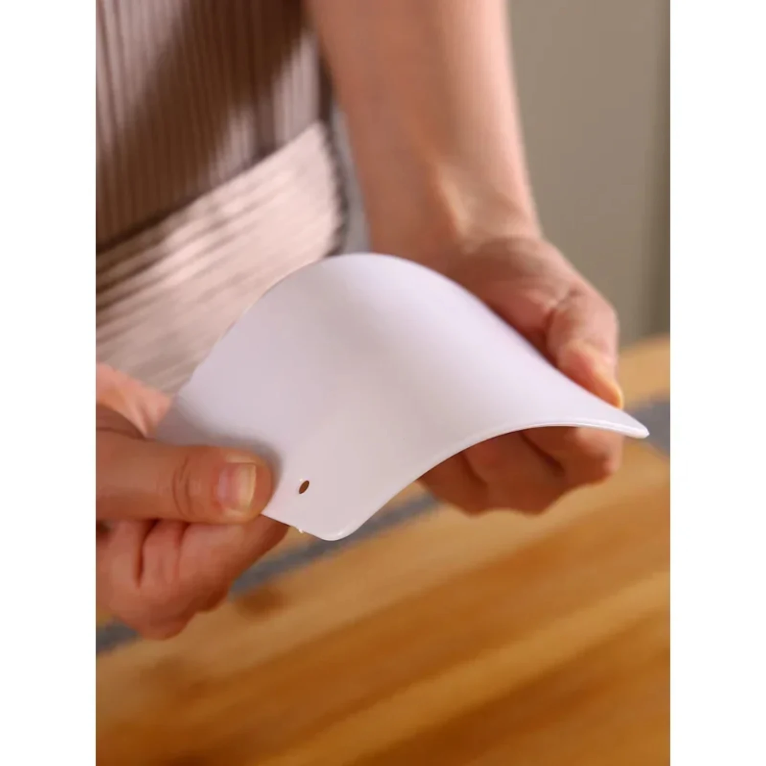 1/3 個便利な湾曲したクリームスパチュラ DIY ペストリ - Dough Scraper Curved のレビューと価格