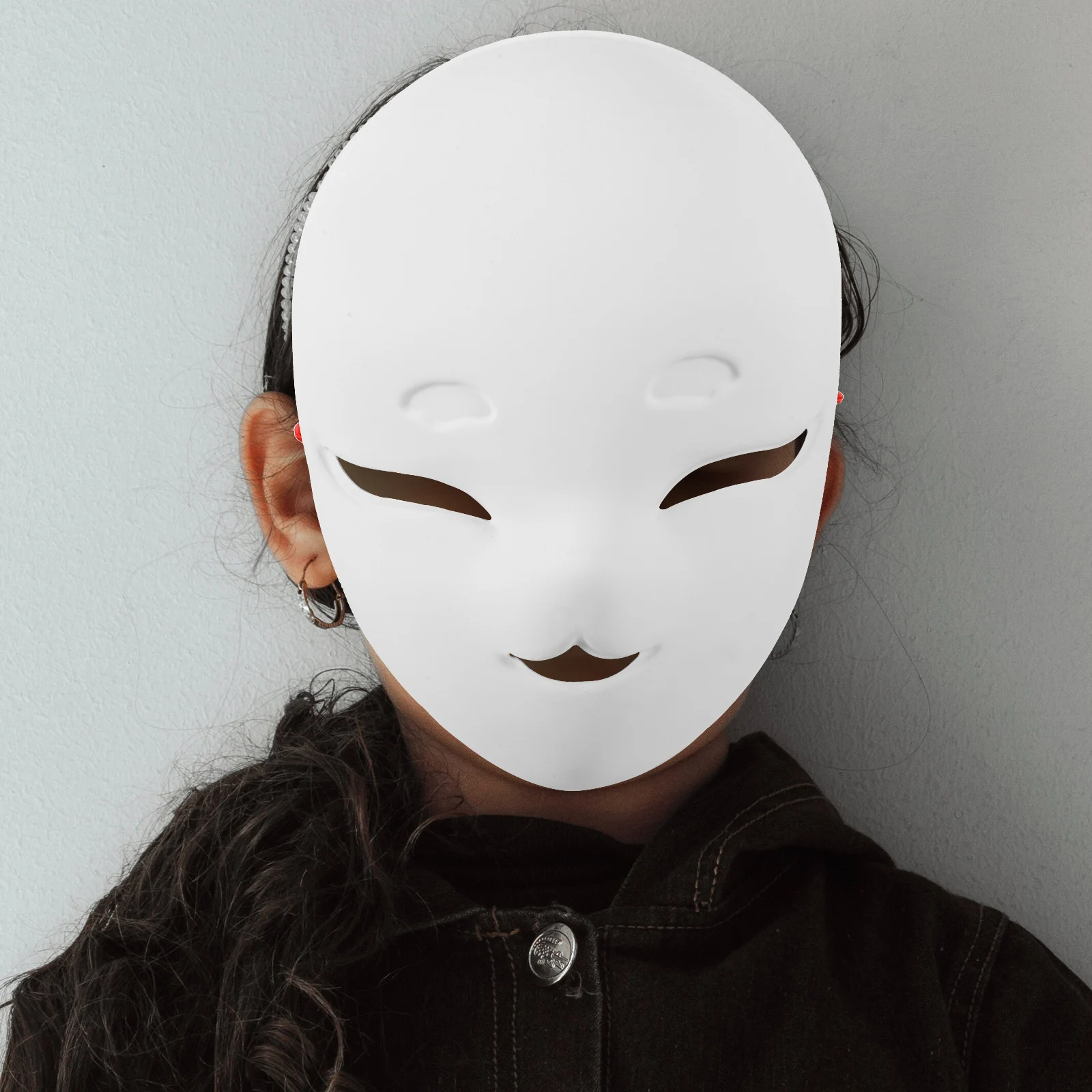 

Blank Fox Masks White PVC DIY Masquerade Party Supplies Lightweight Comfortable Cosplay Accessories Halloween Prom Events