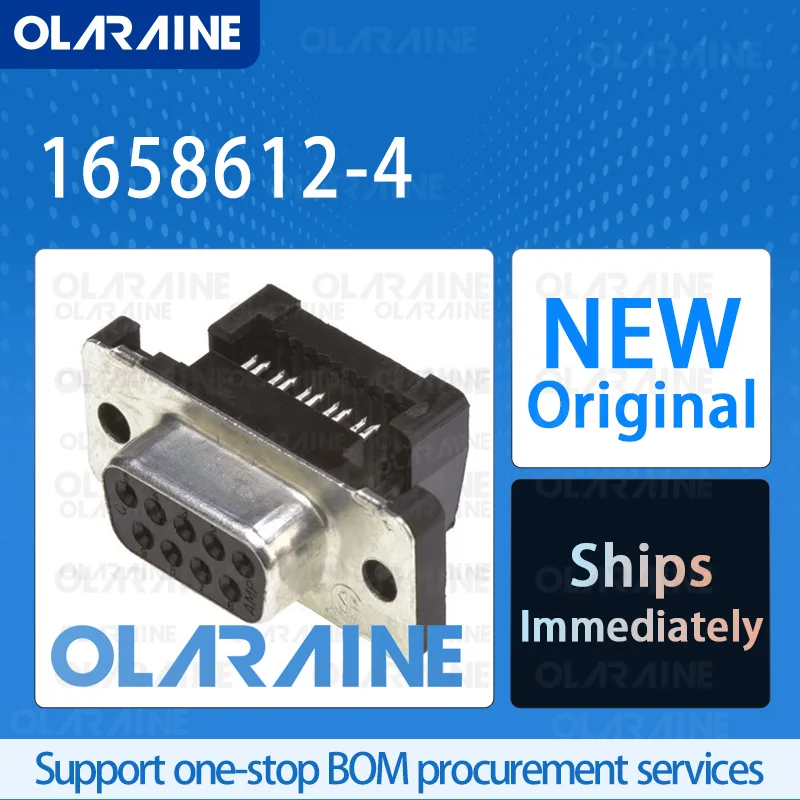 

5/10/50Pcs 1658612-4 100% brand new and original IC chip D-Sub standard connector 9 Position