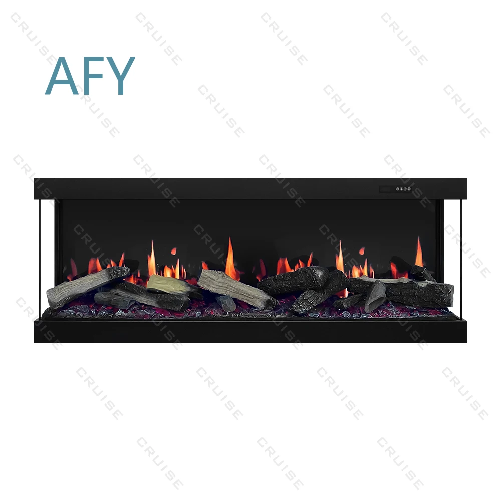 High-End Intelligent Remote Control 640mm Holographic LCD Electric Fireplace for Household and Hotel Use electric fireplace view 3