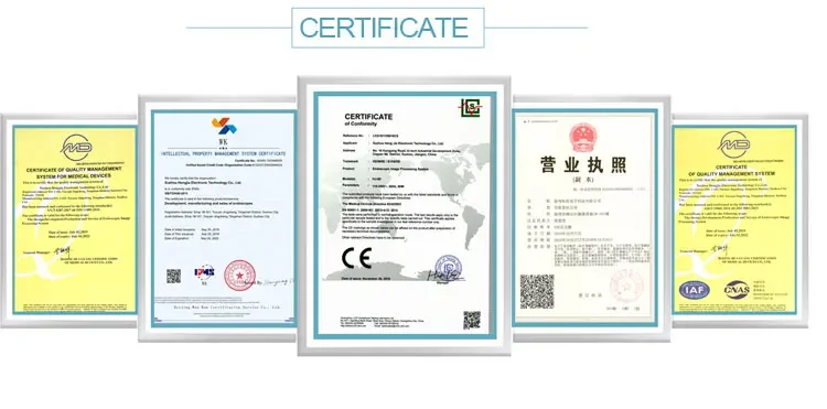 Video laringoscopio portatile con schermo da 3,5 pollici