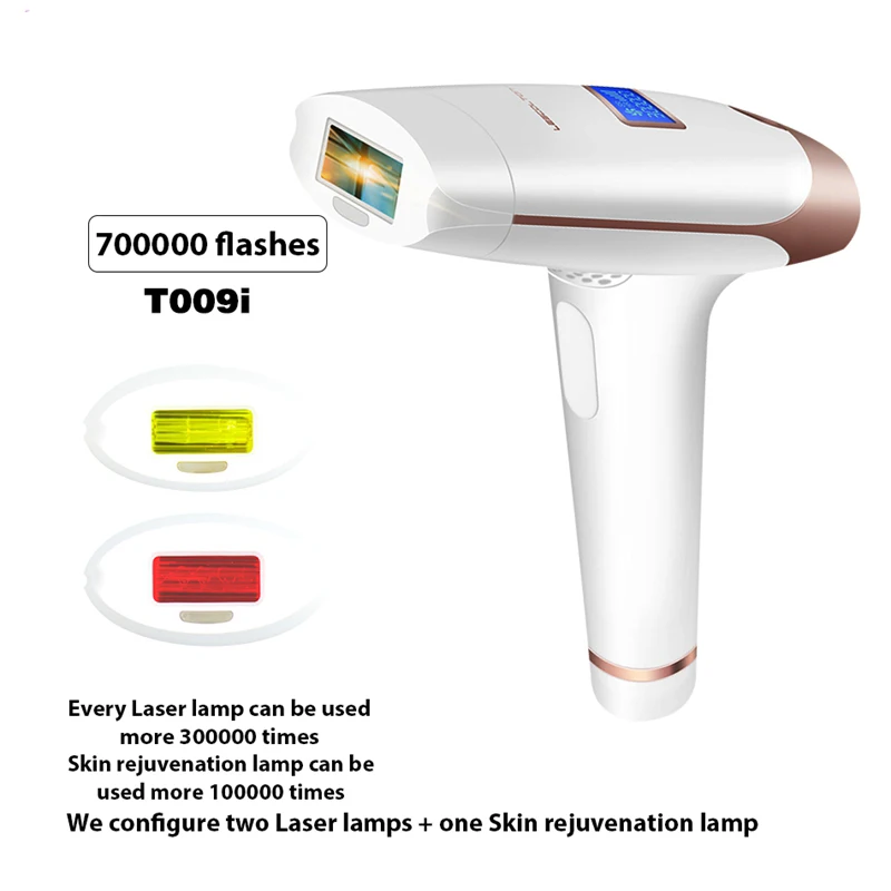 

700000 Pulsed Light IPL Laser Hair Removal Device Permanent Hair Removal IPL Laser Epilator Painless Armpit Hair Removal Machine