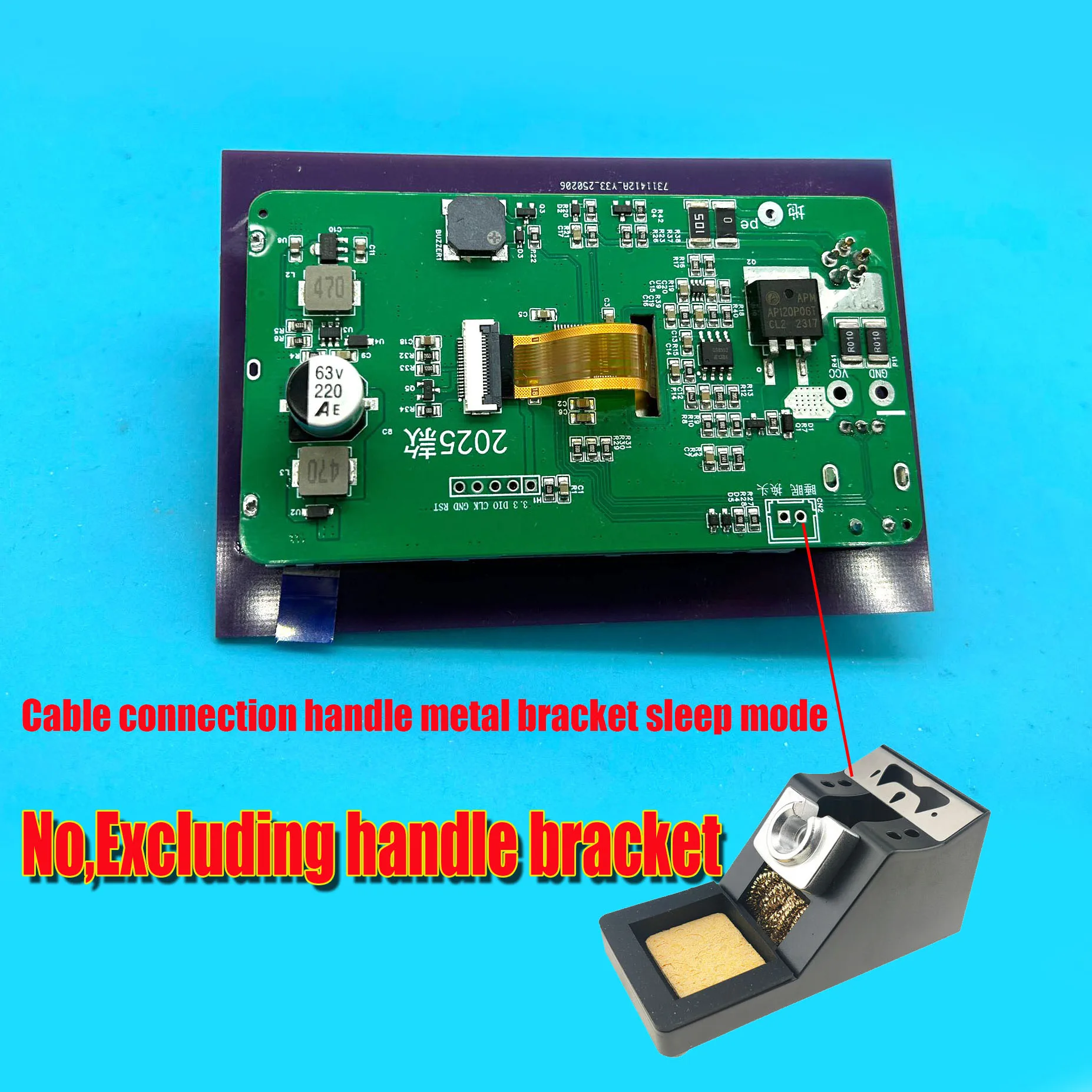 C245 Control Board 3.5-in OLED 4 display interfaces Electric Soldering Iron Soldering Station Controller DC 24V 8A-10A