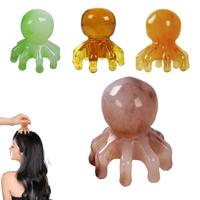 1PCS Octopus Massage Comb Head Meridian Scraping Scalp Massage Brush Acupuncture SPA Gua Sha Massage Comb Scraping Claw Massage