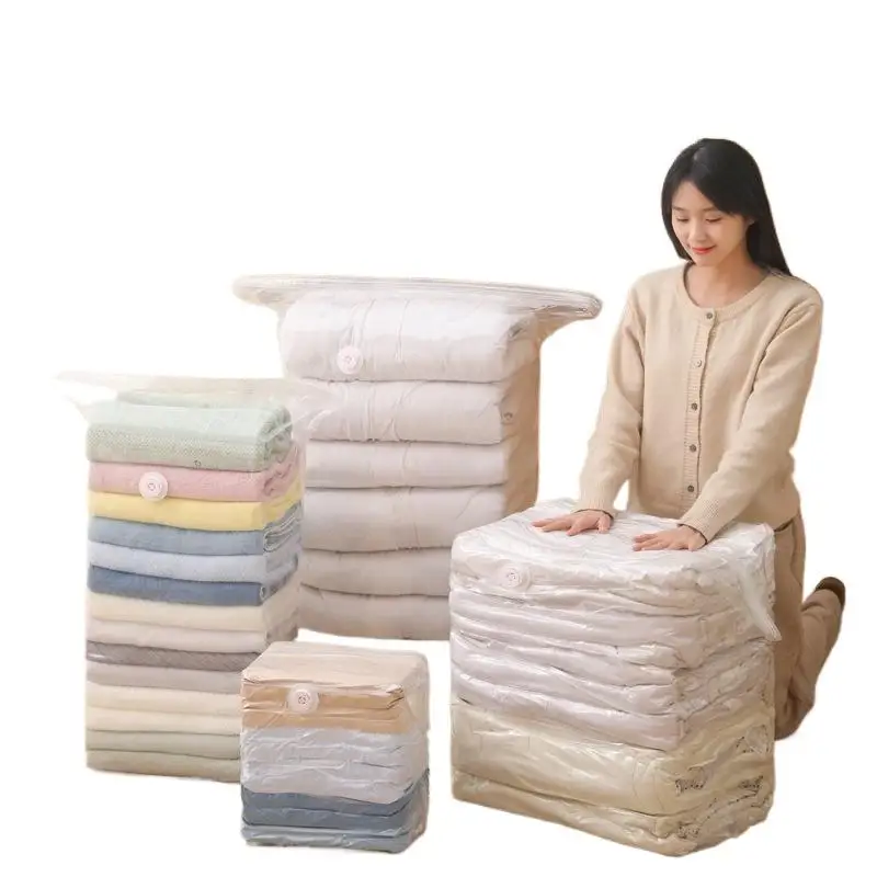 Vacuum Storage Bags Thickened Leakproof Reusable Large Capacity for Closet Clothes Bedding Home Organization Storage