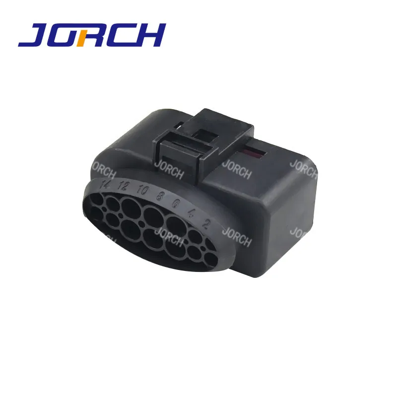 2sets 14pin 1.5mm 3.5mm xenon headlights plug 1J0973737 waterproof lamp-socket wire connector 1J0 973 737