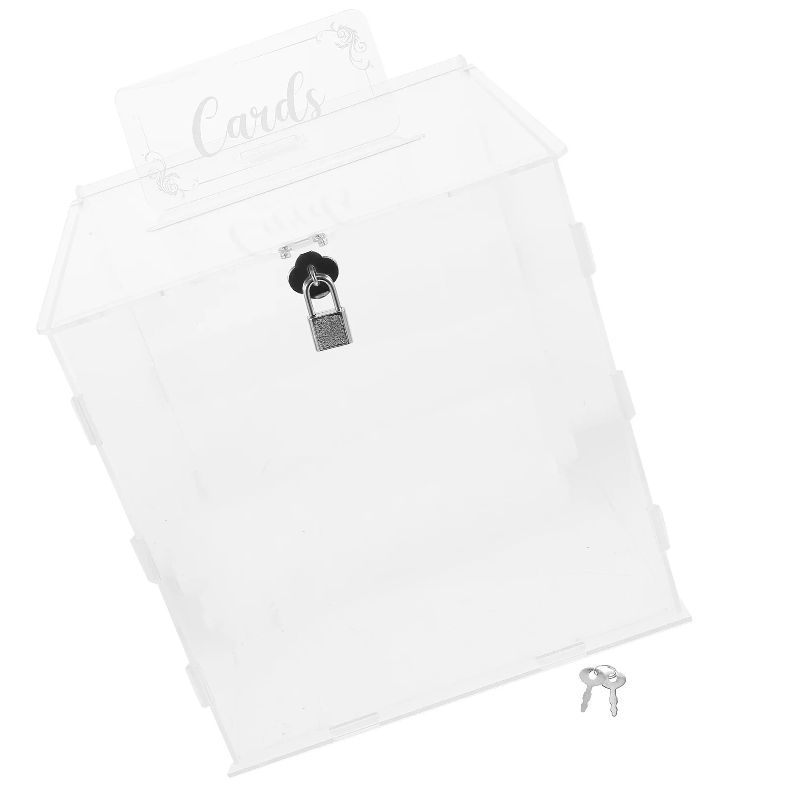 Wedding Card Box Storage for Envelope Holder Greeting Cards Boxes Acrylic Birthday Baby Case