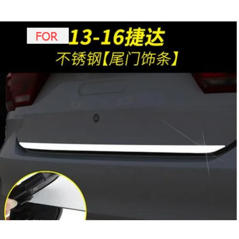 High quality stainless steel Rear Trunk Lid Cover Trim For 2013 -2015 Volkswagon  Jetta 6 Mk6