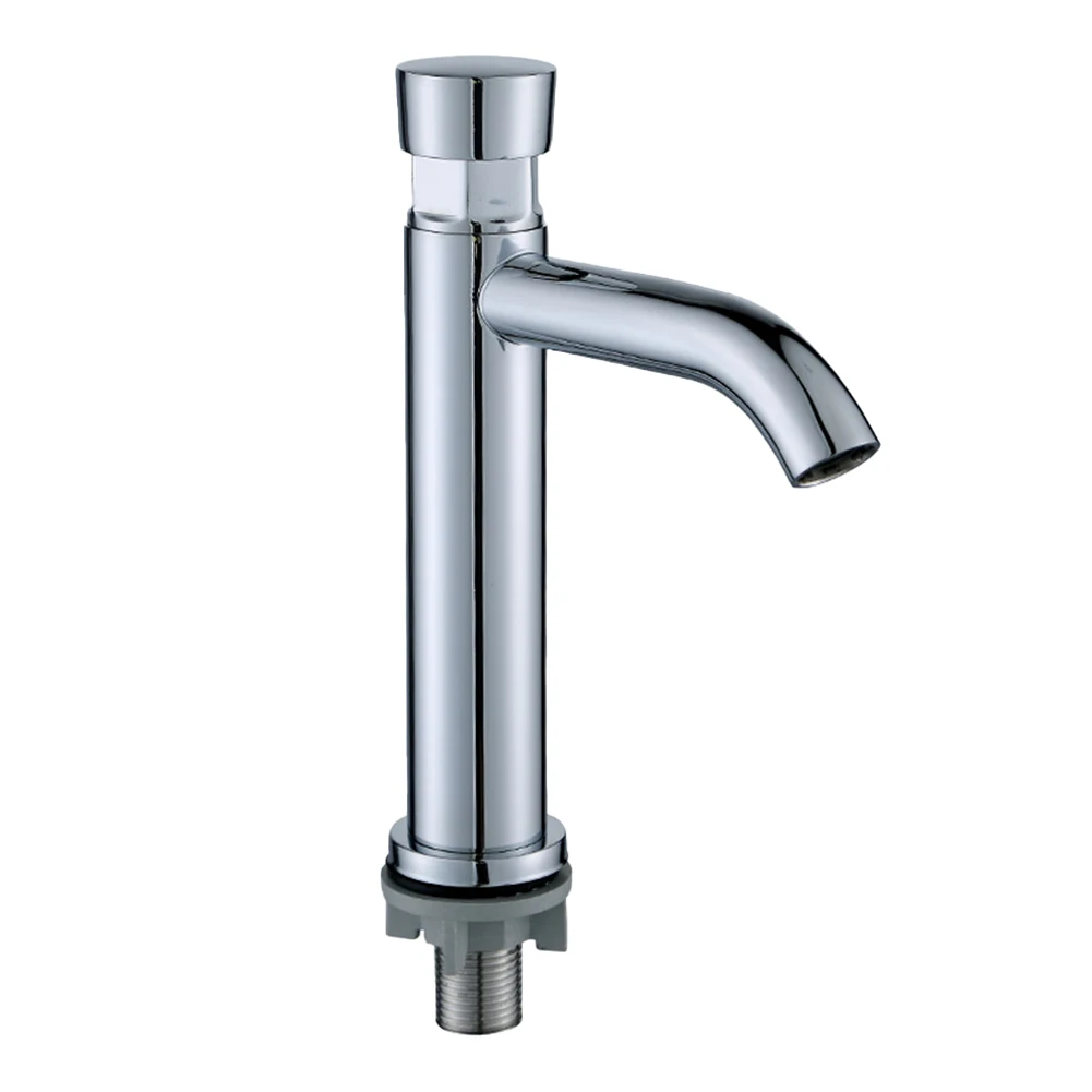 Anti-rust Bathroom Faucet Bathroom Basin Faucet Home Kitchens Chrome Plated Processing Easy To Clean Smooth Water Flow