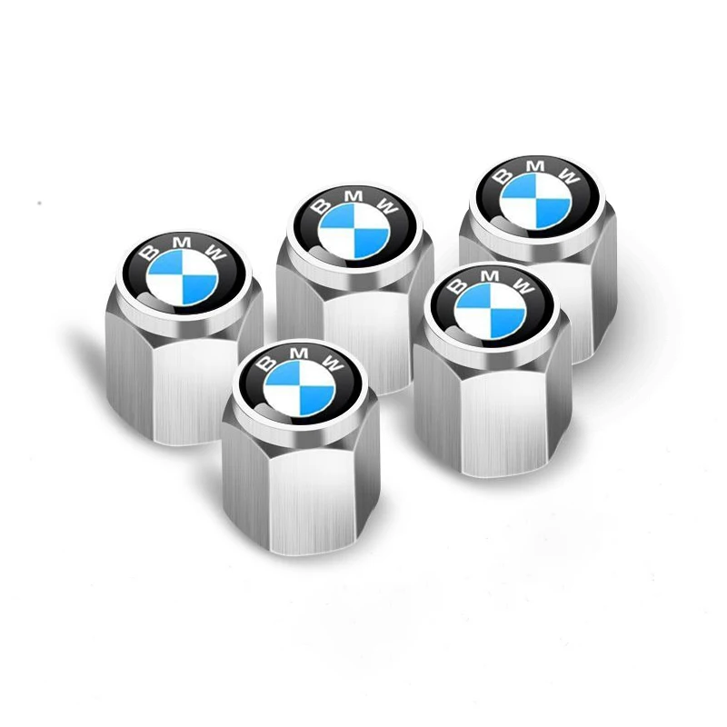 5Pcs Car tire Valve Core Caps Dustproof Alloy Car Accessories For BMW 1 2 3 4 5 6 7 Series X1 X3 X4 X5 X6 X7 F10 F20 Accessories