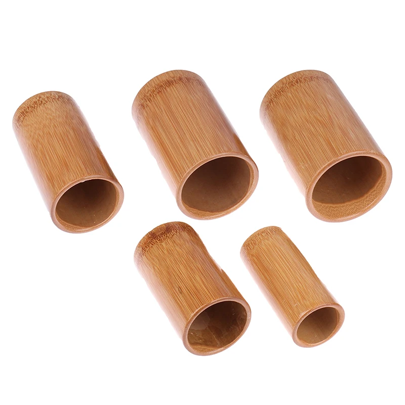 1PCS Natural Bamboo Wood Anti Cellulite Massage Vacuum Acupuncture Cupping Suction Cup