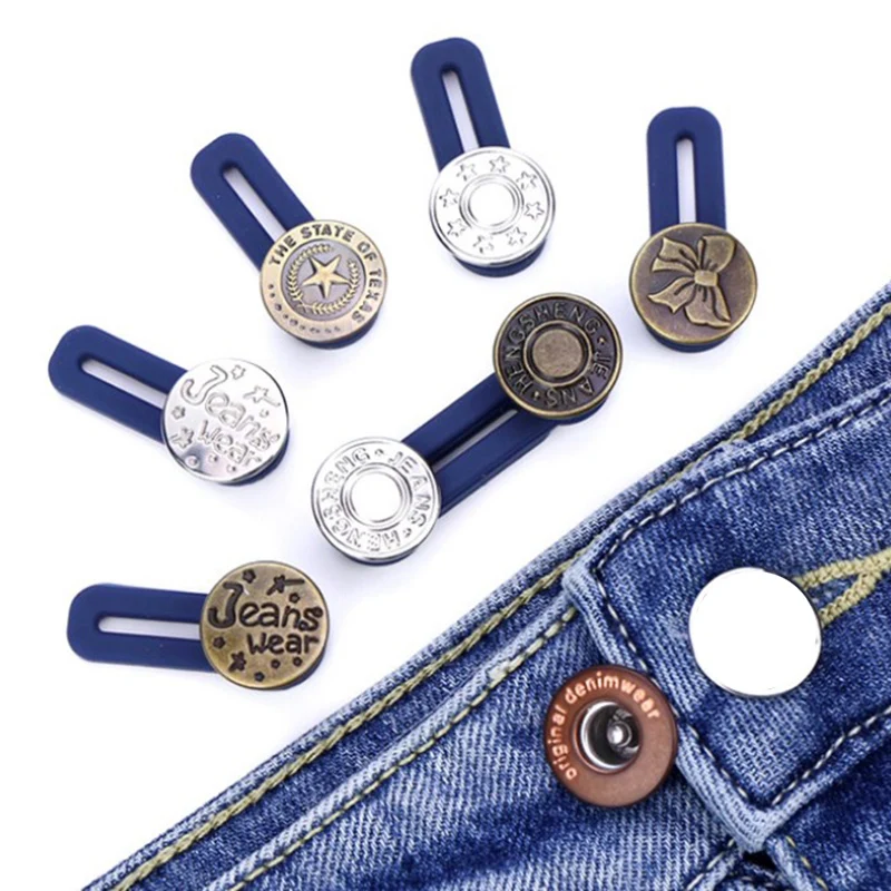 

[YU]Clothing Jeans Pant Adjustable Waistline Increase Waist Fastener Extended Button