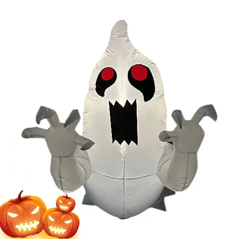 Inflatable Scary Ghost Inflatable Ghost Halloween Blow Ups Ghost With LED Outdoor Halloween Decorations Blow Up Ghost For Indoor