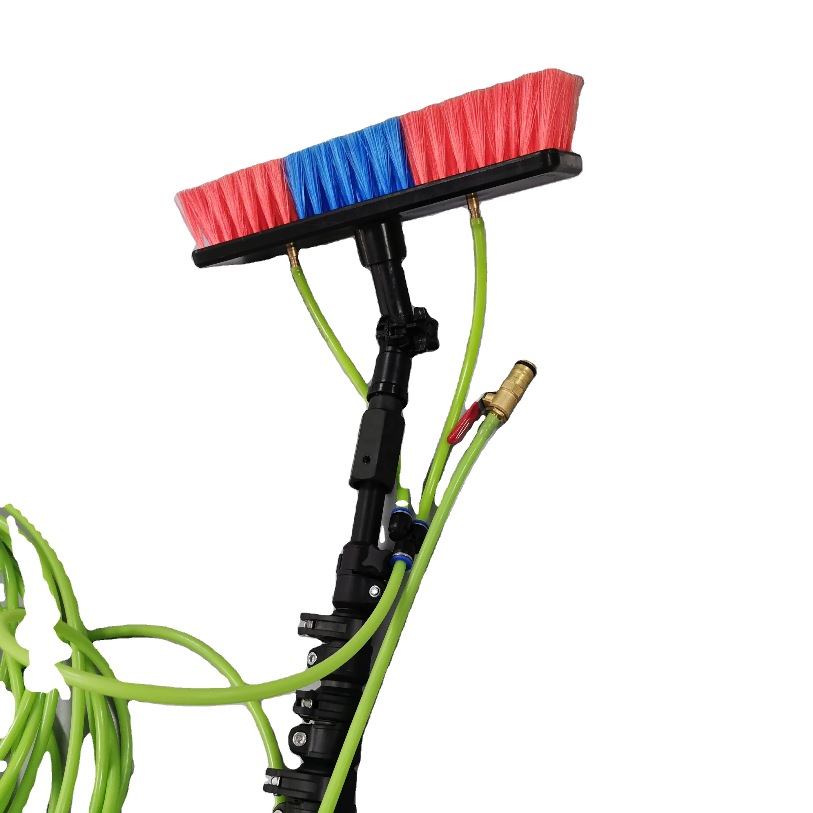 

18m telescopic pole Carbon Fiber Window Cleaning Tools Water Fed Extension with Hose for Household Cleaning