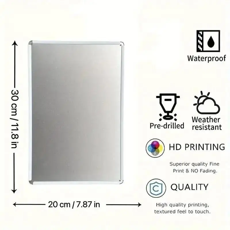 【2D Flat】 [2D Flat] Vintage No Rain No Flowers Metal Wall Art Plaque? 8X12 Inch Retro Decor with Colorful Umbrella Design for Ho