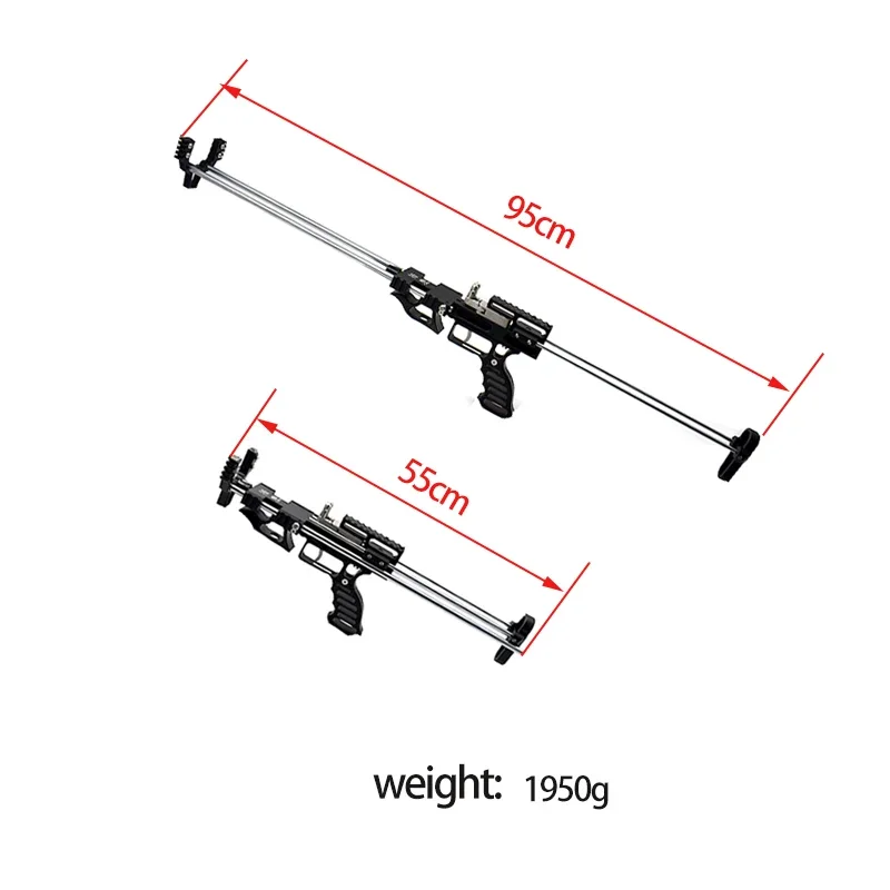 Full Set New Upgraded Retractable Outdoor Catapult with Dual-purpose Slingshot Head view 3