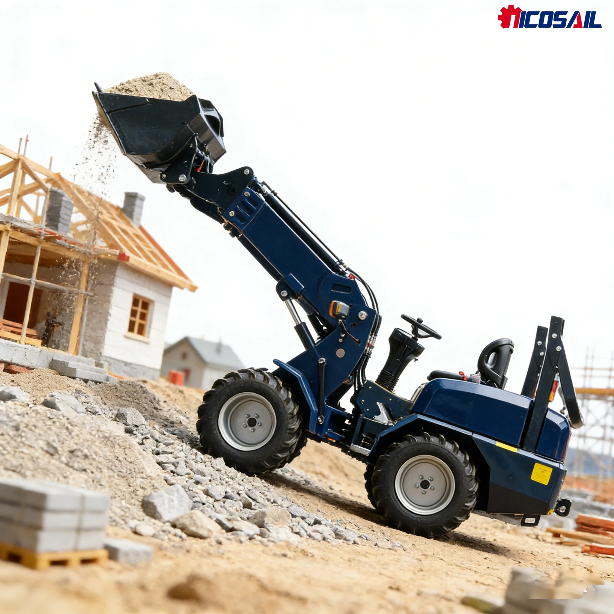 

800kg Euro 5 Stage V Telescopic Loader CE Approved Compact Small Telehandler