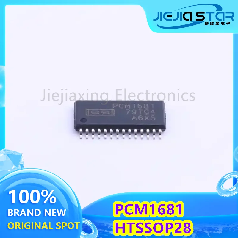 PCM1681PWPR PCM1681 100% brand new imported audio digital-to-analog converter HTSSOP28 Electronics