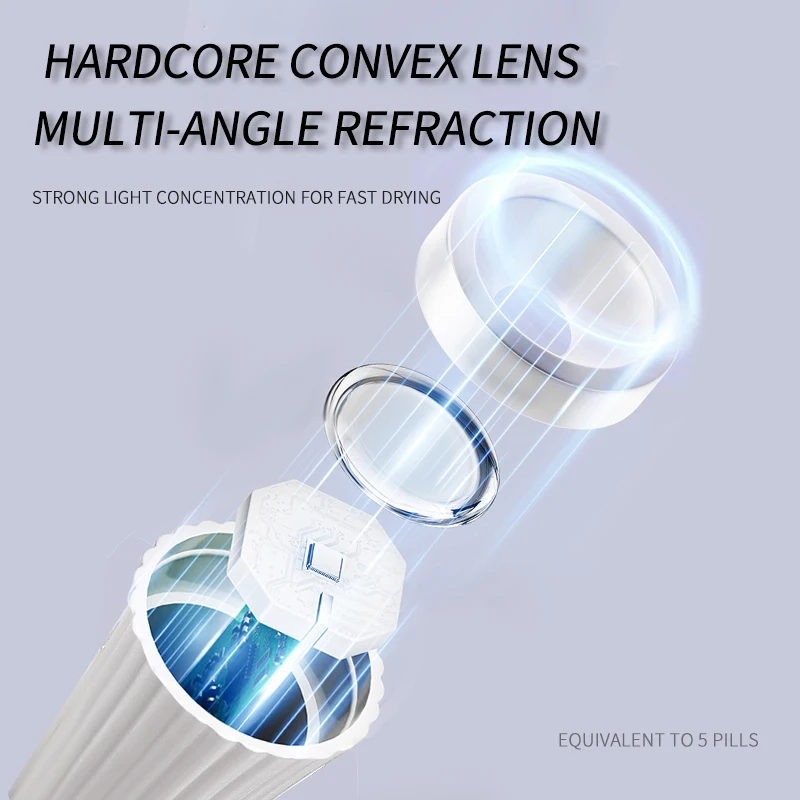 Pin Cure Lamp UV LED Nagelmanicure Drogen Gellamp Zaklamp voor nagels Oplaadbare draagbare benodigdheden Flash Cure Ultraviolet