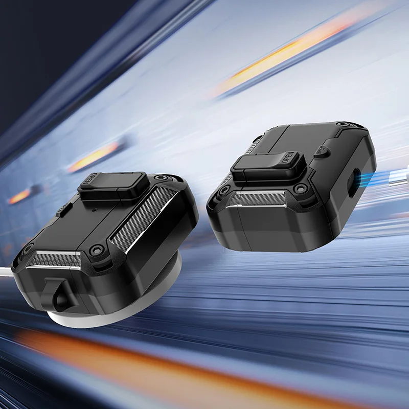 Чехол для AirPods 4-го поколения с подставкой для телефона, полная защита от падения, автоматический блокирующий переключатель, дизайн с комплектом очистителя для Airpods 4