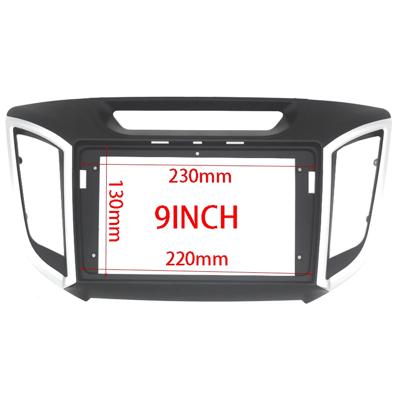 For Hyundai IX25 CRETA 2014-2018 9INCH Car Stereo Radio Android Frame Panel Fascia