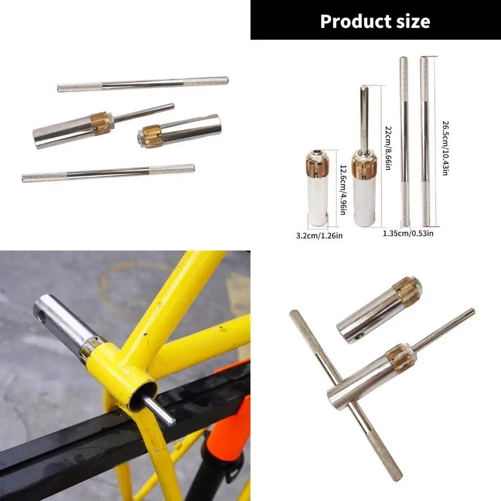 

652F Bicycles Bottom Bracket Thread Tool Ratchets Tap Holder Wrench Bike Bottom Bracket Tapping Tool Cycling Maintenance Tool