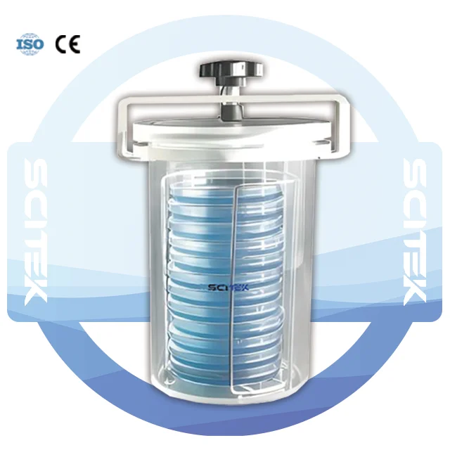 SCITEK PVC Anaerobic Jar High Temperature Resistant Heat Permeable Bioreactor Applications Laboratory Equipment
