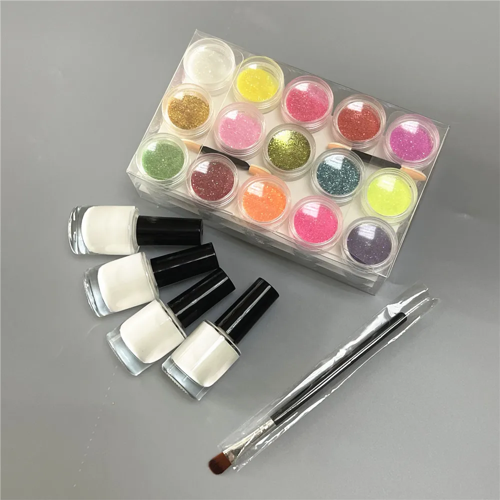 

45 цветов Diamond Glitter Power временный набор татуировок, кисть 4 клея для лица и тела, макияж, музыкальная вечеринка, лицо, тело, дизайн ногтей, детская игрушка