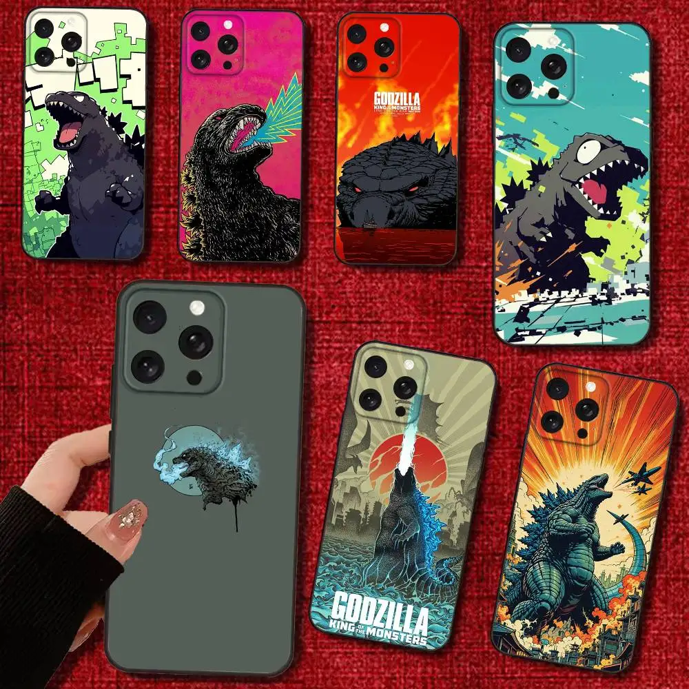 

Monster-G-GodzillaEs-s Phone Case For iPhone 16e,16,15,14,13,12,11,Pro,X,XS,Max,XR,Plus,Mini Soft Black Cover