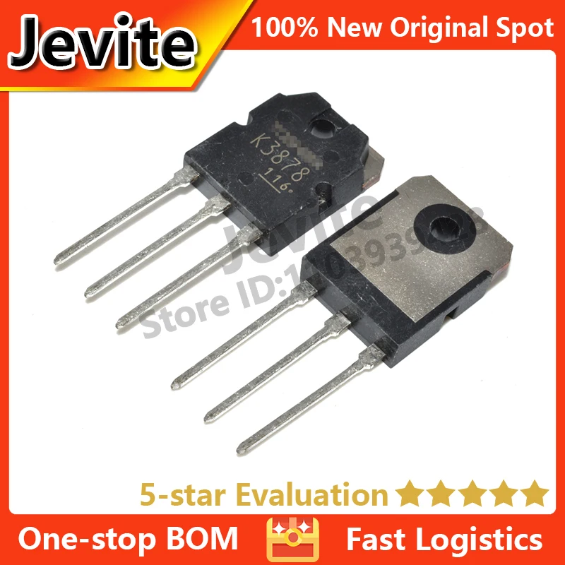 

Jevite 100% New Original electronics Controller 10-50 units/lote K3878 2SK3878 SC-65 900V 9A MOSFET transistor