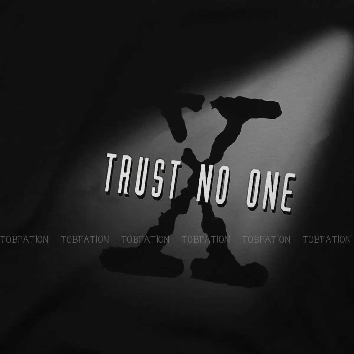 the X Files Trust No One T Shirt Grunge Men\'s Tees Summer Big size Cotton Clothing Harajuku O-Neck TShirt