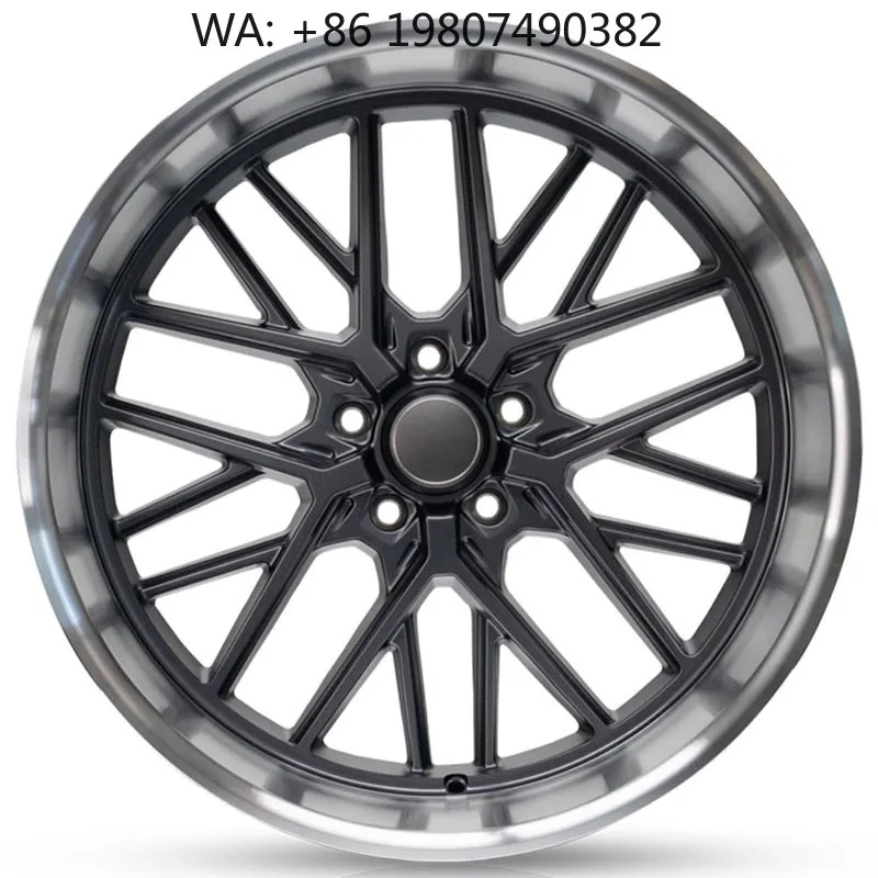 18-24 Inch Matte Black Polished Lip Forged Wheels Deep Dish Custom Design Premium Aftermarket Luxury Auto Rims