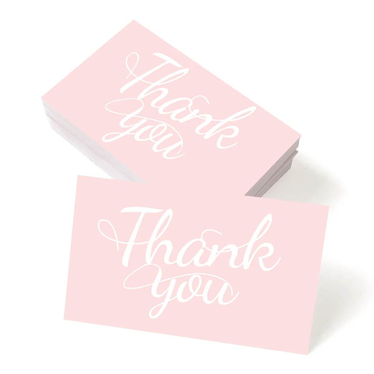 50pc 3.5x1.9inch Thank You Cards for Supporting My Small Business,Thank You Card Commercial Decoration Label for Gift Packaging