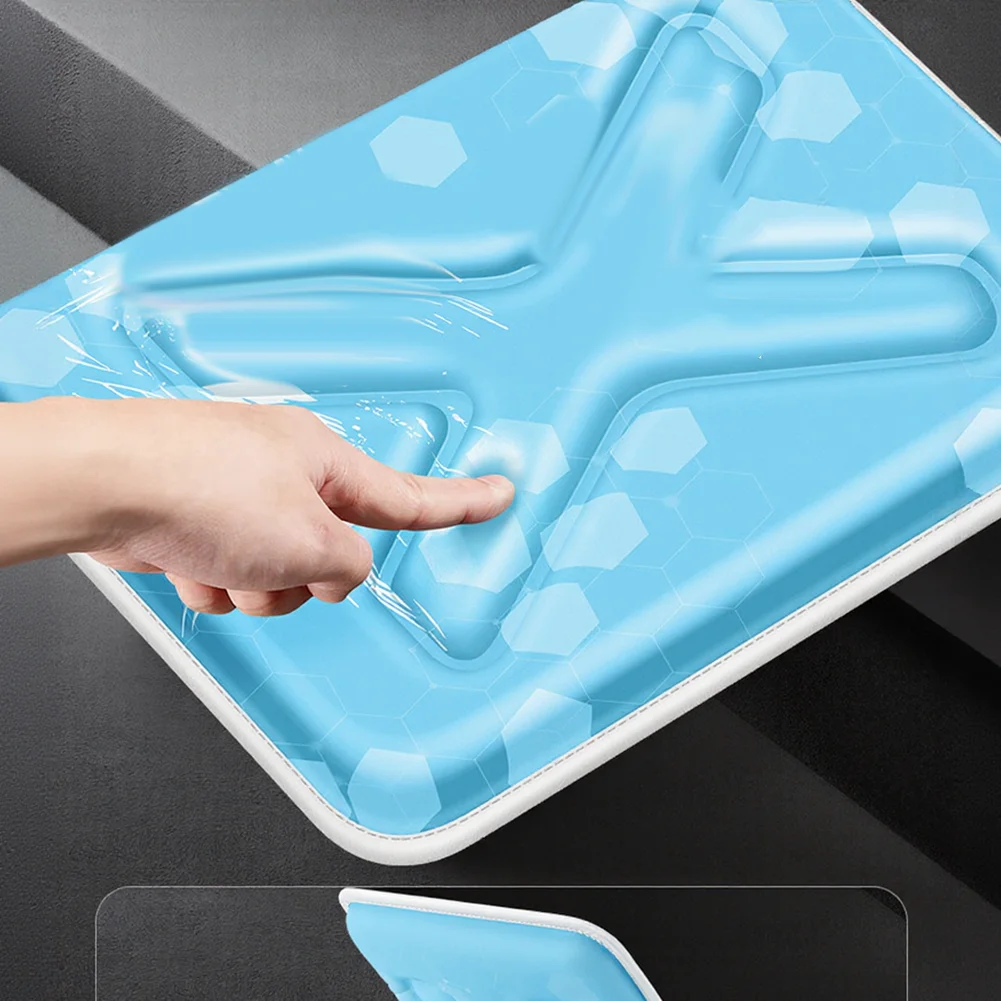 

1pc Fishing Box Cushion PU High Elastic Memory Foam Stain-Resistant Waterproof Breathable Anti-Slip Seat Cushion Fishing Parts