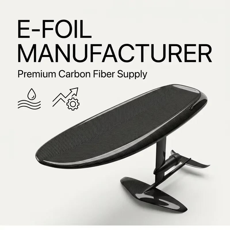 Full Carbon E-Foil Electric Foil Surf Board 8KW 120 Minutes Run Time Motorsurf Affordable Efoil Hydrofoiling Water Jump Board